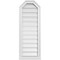 Ekena Millwork Octagonal Top Surface Mount PVC Gable Vent w/ 2"W x 2"P Brickmould Sill Frame, 14"W x 38"H GVPOT14X3803SF - alternate 1